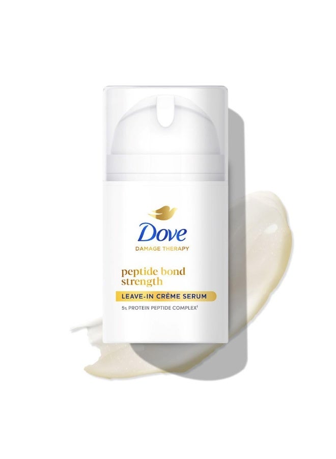 Dove Peptide Bond Strength Leave-in Crème Serum 52 ml |Enriched with 5% PROTEIN PEPTIDE Complex| Lightweight Texutre | Continuous Damage repair - Image 1